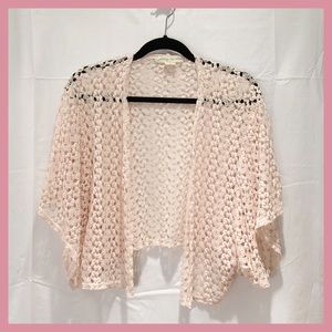 Urban Outfitters Crocheted Open Cardigan